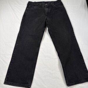 JEANS WIDE LEG VINTAGE MENS 35X29 Diamond Gusset American USA Denim